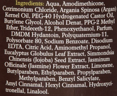 Vista 2 de Argan Oil Spray sin enjuague con aceite de argán marroquí, 5 onzas líquidas