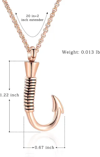 Vista 2 de Hearbeingt Joyería de cremación para cenizas collar conmemorativo hecho con acero inoxidable colgante de recuerdo para hombres y mujeres