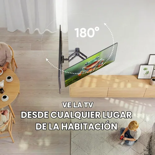 Vista 4 de ONKRON Soporte de pared para TV de movimiento completo 32-65", 77.2 libras