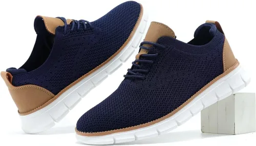 Vista 3 de Zapatos Oxford para hombre, ligeros, casuales, para caminar, zapatos de vestir, zapatos de moda, zapatos para caminar