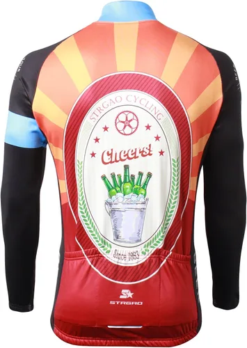 Vista 3 de MR Strgao - Chaqueta térmica de invierno para hombre, resistente al viento, manga larga, suéter para bicicleta, abrigo
