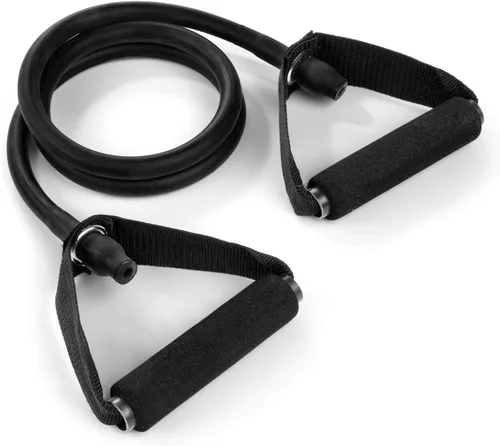 Vista 7 de Champion Sports Bandas de tubo de resistencia para hombres y mujeres, extra ligeras a súper resistentes - Banda de fitness duradera para Verde