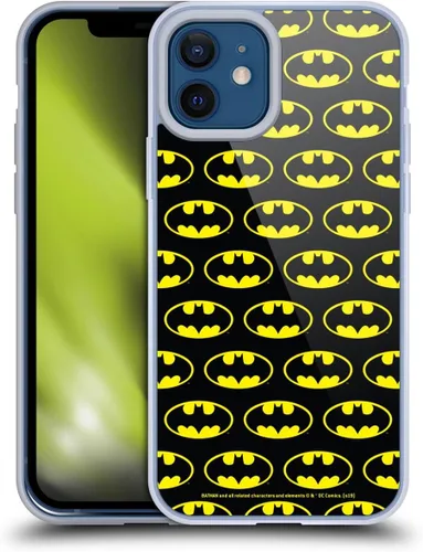Vista 438 de Head Case Designs Funda de gel con licencia oficial de Batman DC Comics Bat Signal Logos [protección de grado militar] compatible con Apple iPhone 7