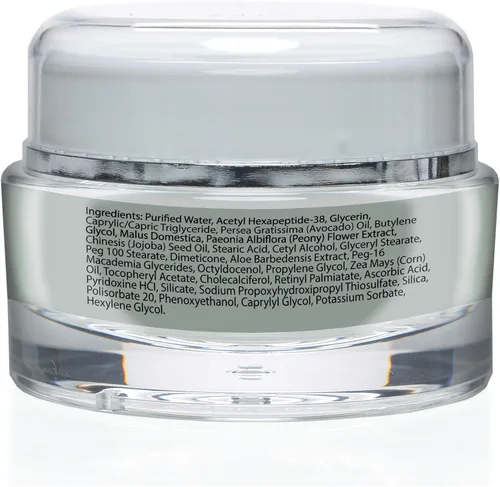 Vista 2 de Crema anti envejecimiento crema- impulsa la producción de colágeno y elastina, elimina arrugas y líneas finas, disminuye patas de gallo y puntos