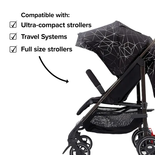 Vista 3 de Diono Saco de lujo para cochecito para todo tipo de clima, ajuste universal de bebé a niño pequeño con acolchado acogedor súper suave, resistente a