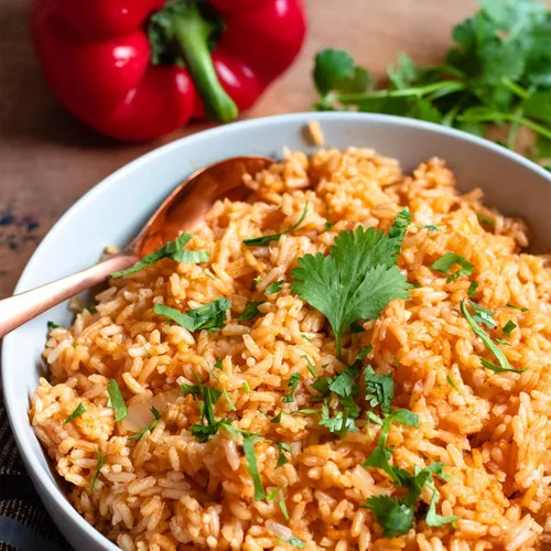 Vista 5 de Paquetes de salsa de condimento de arroz A Dozen Cousins, sazona y prepara tus propios platos de arroz, paquete variado de 6 unidades, Arroz Con