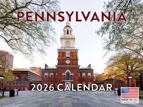 Vista 59 de Calendario de Alabama 2026 para pared, 12 meses, mensual, recuerdos escénicos de AL Hecho en Estados Unidos