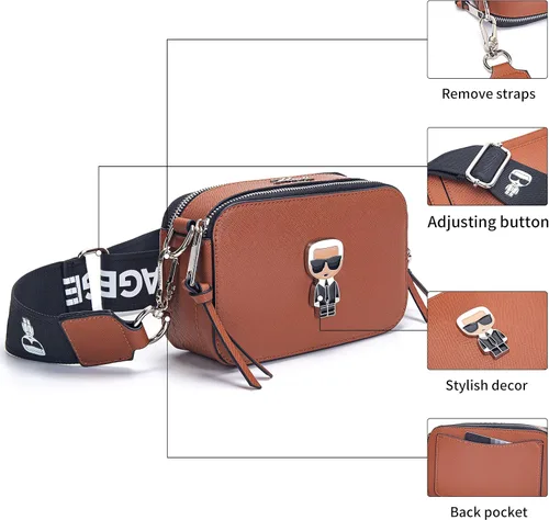 Vista 4 de Coivin & Kiein Crossbody Bolsos Mujer Moda Snapshot Camera Bag, Snapshot Bag Dupes, Snapshot Crossbody Bag, Bolso de mano