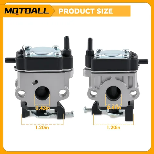 Vista 3 de MOTOALL 308480001 Carburador con Bujía Bombilla de Cebado para Recortadora Toro 51946 51947 51948 51952 51956 51957 51958 51972 51976 51977 51978
