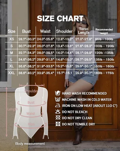 Vista 5 de MANGOPOP Body de manga larga para mujer, cuello redondo, acanalado, elástico, camiseta básica