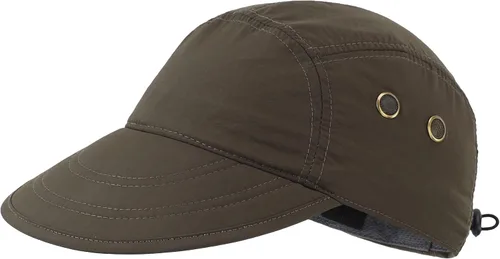 Vista 2 de Connectyle Gorra de protección solar UV para hombre, gorra de senderismo con solapa para el cuello, sombrero de pesca