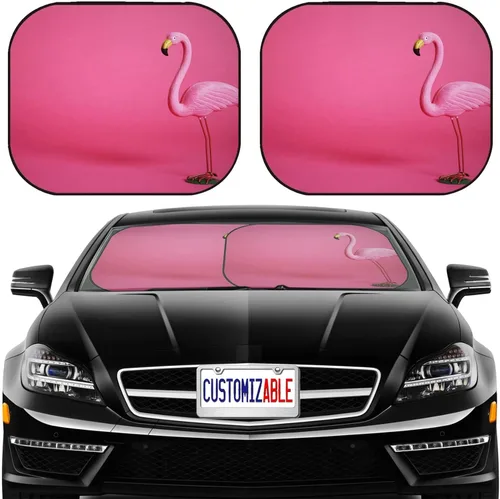 Vista 11 de MSD Parasol de coche para SUV, 2 piezas, ajuste universal, parasol personalizado para SUV se adapta a la mayoría de MUV, Hatchback, camioneta, MPV