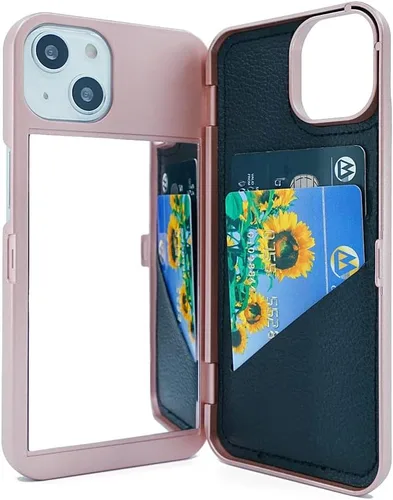 Vista 24 de Funda para iPhone 11 Pro Max, funda tipo cartera de lujo para mujer con tarjetero a prueba de golpes espejo y soporte para Apple iPhone 11 Pro Max