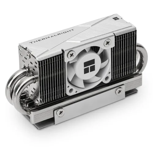 Vista 7 de Thermalright Enfriador SSD HR10 2280, refrigeración del disipador de calor SSD 2280, disipador de calor de doble cara, 4 tubos de calor de cobre