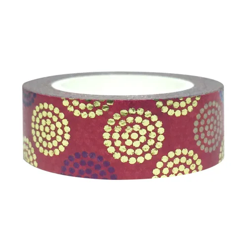 Vista 96 de Wrapables Cinta adhesiva Washi de patrones coloridos, bocetos de corazón