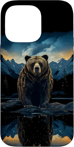Vista 21 de Bear Grizzly Animal Mountain Hiking Case for iPhone 16