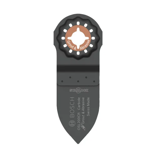 Vista 4 de Bosch OSL200CR 2 pulg. Hoja de sierra Starlock® multiherramienta oscilante de grano de carburo para dedo