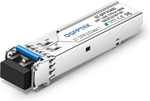 Vista 13 de QSFPTEK 1.25G SFP a RJ45, módulo 1.25Gbase-T, transceptor de cobre 10/100/1000BASE-T compatible genérico SFP para interruptores abiertos