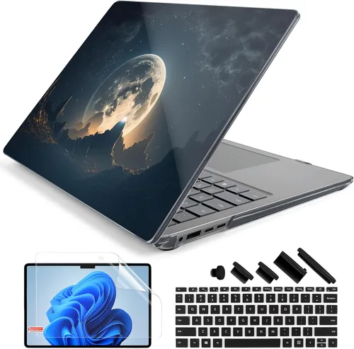 Vista 18 de Batianda Funda para portátil Microsoft Surface de 15 pulgadas para negocios 8ª edición 2026 y Surface Laptop 7 2024, carcasa protectora delgada