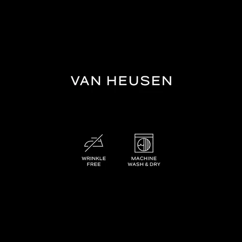 Vista 5 de Van Heusen - Camisa de vestir para hombre, de popelina ajustada lisa