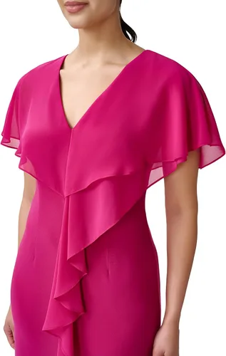Vista 3 de Adrianna Papell Vestido de punto y gasa para mujer