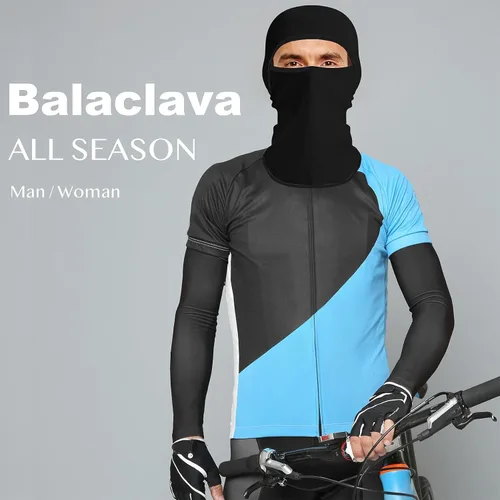 Vista 6 de Obacle Pasamontañas para hombres y mujeres, para protección solar, motocicleta, pesca, raves