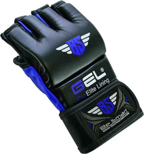Vista 7 de BeSmart Guantes de MMA, guantes de kickboxing UFC, guantes de entrenamiento de MMA, equipo de entrenamiento de artes marciales mixtas, guantes