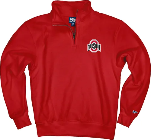 Vista 99 de Blue 84 Sudadera con cremallera de un cuarto para hombre de la NCAA