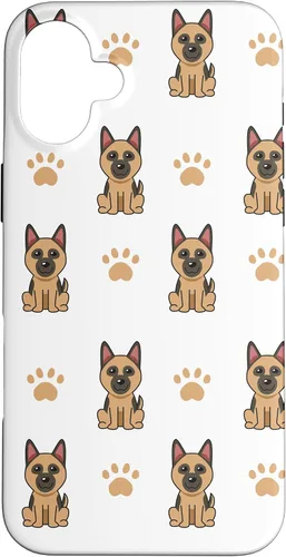 Vista 22 de Funda con diseño de pastor alemán para iPhone 16