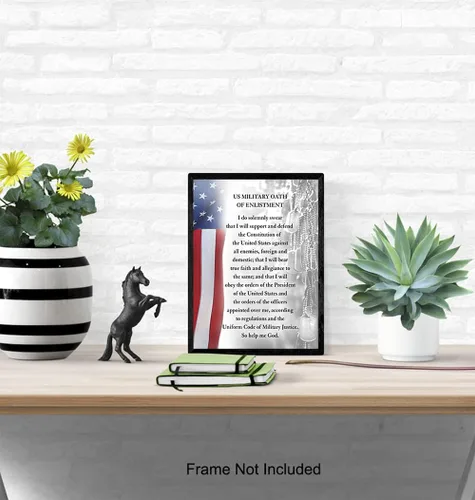 Vista 5 de Arte de pared de la bandera estadounidense - Decoración patriótica para habitaciones - Regalo para soldados militares, veteranos, ejército, marina