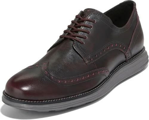 Vista 14 de Cole Haan Men's OriginalGrand Shortwing Oxford Negro Cuero/Blanco