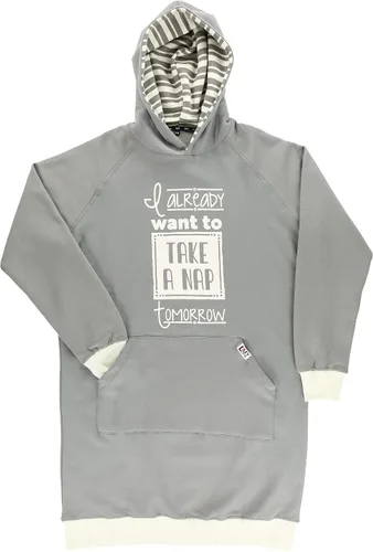 Vista 87 de Lazy One Sudadera con capucha de gran tamaño, ropa de dormir cómoda, vestido de suéter para mujer