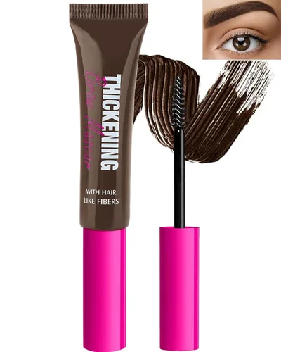 Vista 14 de Kit de gel de cejas teñido impermeable, gel de rímel de cejas engrosante y pegamento de cejas de ajuste transparente, crema de cejas de relleno