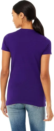 Vista 2 de Bella+Canvas The Favorite Tee para mujer, Púrpura(Team Purple)