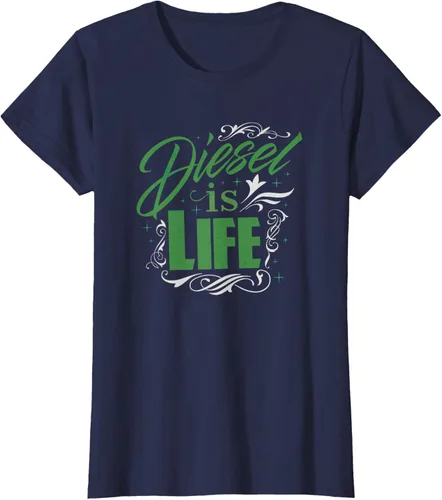 Vista 26 de Diesel is Life Roll Coal Diesels Truckers Smoke Camiseta Negro