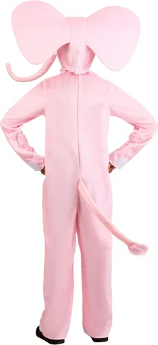 Vista 3 de Disfraz infantil de elefante rosa