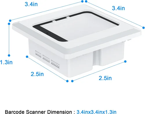 Vista 6 de Symcode Escáner de código de barras integrado Lector NFC 1D 2D Módulo de escaneo de código QR 3 interfaz TTL Escáner de código de barras NFC lector