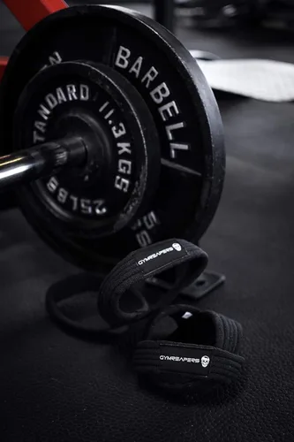 Vista 6 de Gymreapers Correas de Levantamiento Figura 8 para Peso Muerto, Powerlifting, Strongman y Entrenamiento Cruzado, Correas de Muñeca Fuertes