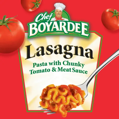 Vista 4 de Chef Boyardee Lasaña - Cuenco para microondas, tina de 7.5 onzas