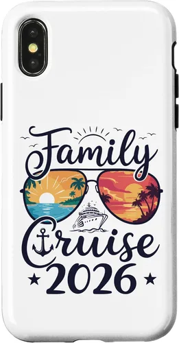 Vista 5 de Family Cruise 2026 Case for iPhone XR