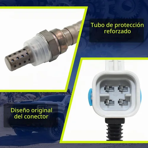 Vista 5 de Sensor de oxígeno O2 aguas arriba compatible con Buick Enclave Rainier; Chevrolet Corvette Silverado Impala Suburban Tahoe; GMC Sierra 1500 2500