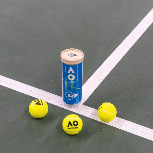 Vista 4 de Dunlop - Pelota de tenis abierta australiana, para arena, cancha dura y césped