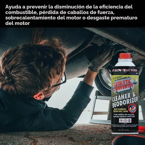 Vista 3 de Solder-It Catalytic Converter Cleaner Desodorizador Aditivo Combustible Lata de 16 Oz – (Paquete de 12)