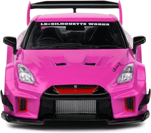 Vista 2 de Solido Escala 1:43 Diecast Nissan GTR35 LBWK Silhouette Purple 2019 Modelo S4311210