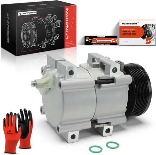 Vista 10 de A-Premium Compresor A/C con embrague compatible con Ford Excursion 7.3L 2000-2003
