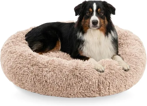 Vista 11 de Active Pets Cama Premium para Perros Pequeños en Forma de Dona, Se Adapta a Perros de Hasta 45 Libras, Funda Removible y Cojín Lavable, Felpa
