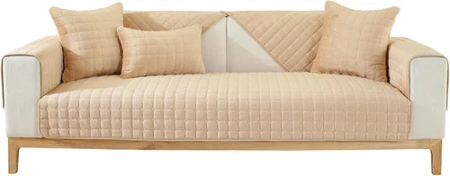 Vista 13 de MIFXIN Fundas para reposabrazos, funda de terciopelo antideslizante para sofá, protector de muebles para sofá de 3 plazas, sofá biplaza reclinable