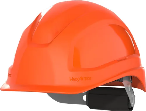 Vista 7 de HexArmor Casco de Seguridad Ceros® Casco Ceros® Duro Blanco