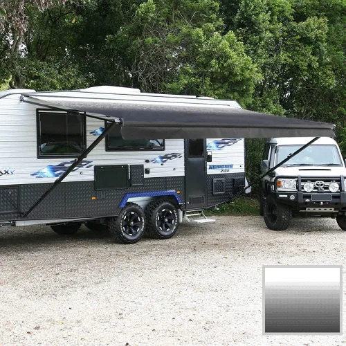 Vista 7 de Suncode Toldo de vinilo de alta calidad para autocaravana, 11 pies, repuesto para toldo de cámper, tira azul