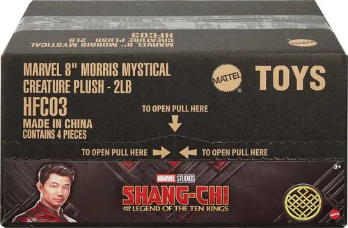 Vista 5 de Marvel Studios' Shang-Chi Morris personaje de peluche, muñeca suave de 8 pulgadas inspirada en Shang-Chi de Marvel Studios y La leyenda de los diez